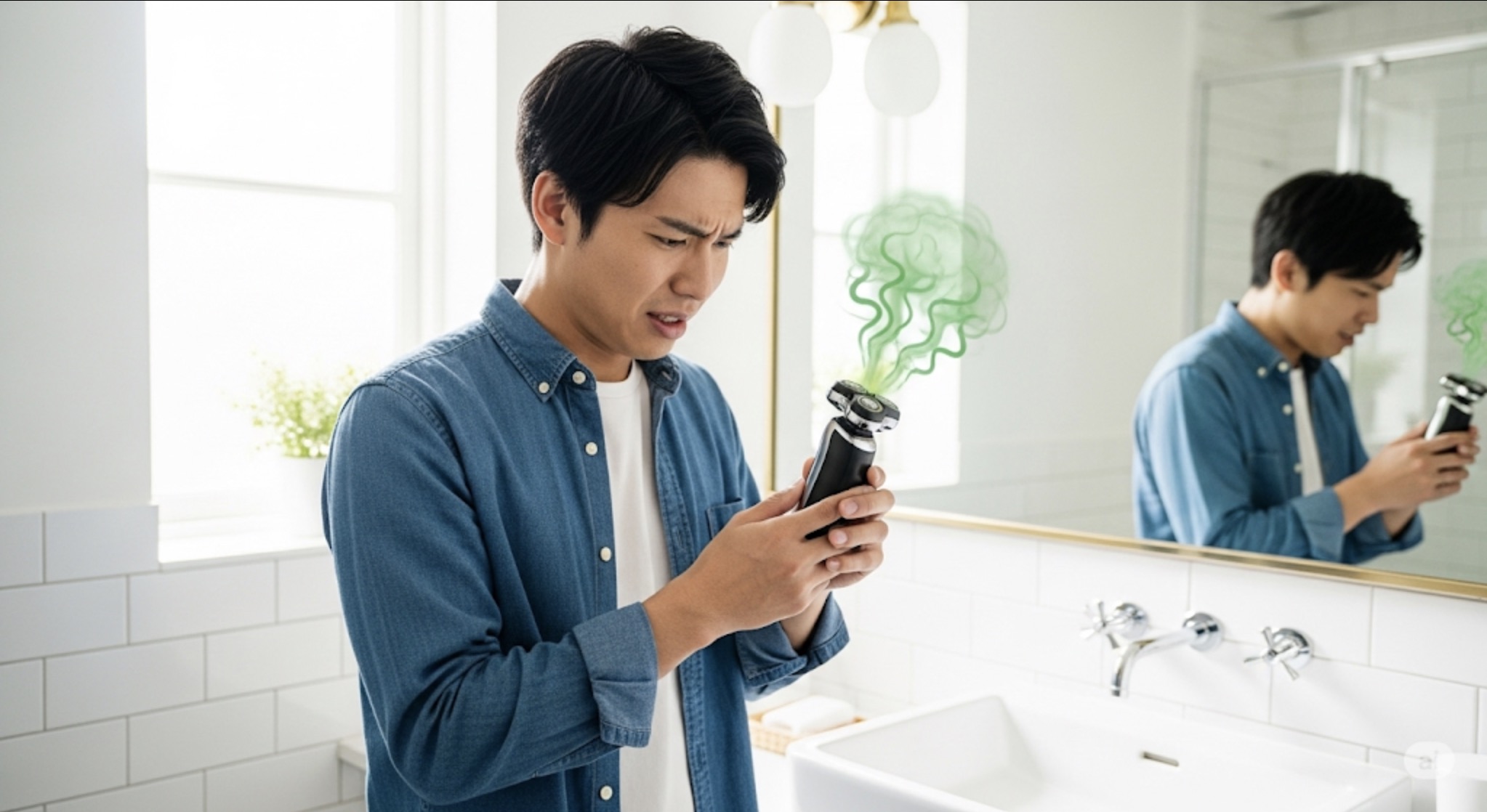 シェーバーの臭いの原因と対策!しつこい匂いを落とす掃除法を紹介