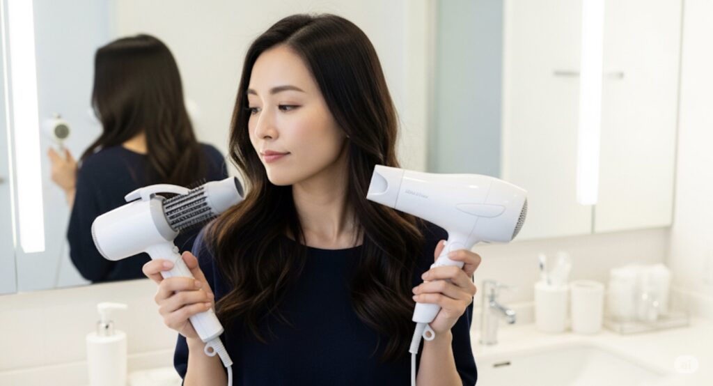 ドライヤーとくるくるドライヤー、どっちがいい？