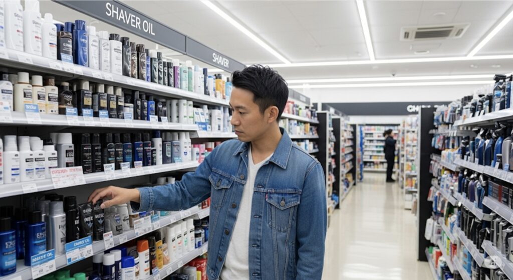 シェーバーオイルはどこに売ってる？販売店を調査