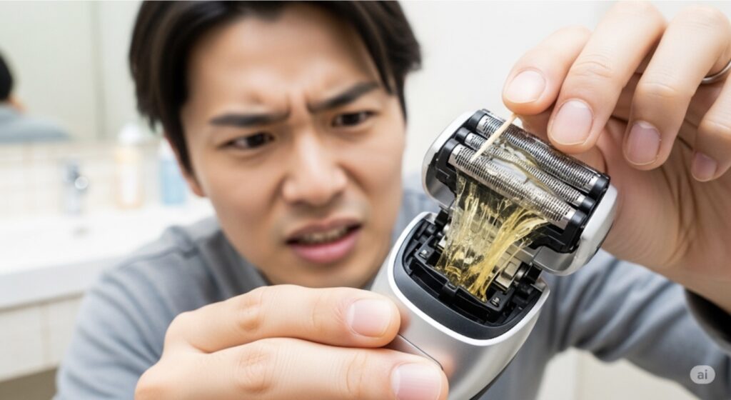ワセリンは粘度が高く刃詰まりの原因に