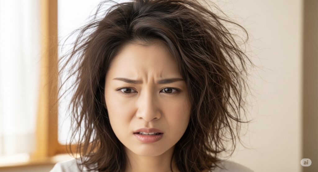 ドライヤーなしで髪を乾かすデメリットは？