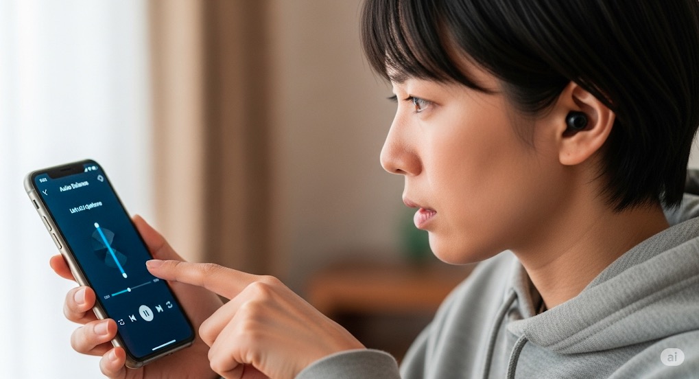 片方の音だけ小さい場合の対処法