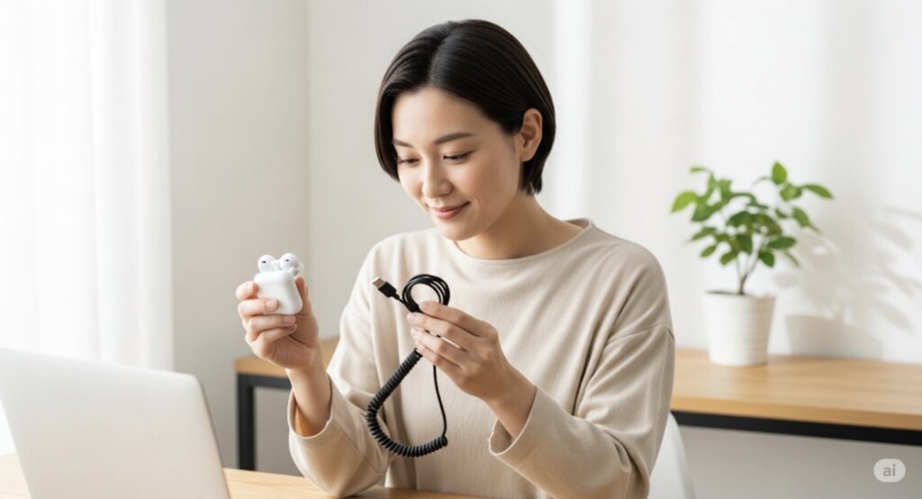 まとめ：ワイヤレスイヤホンの充電器は代用できる