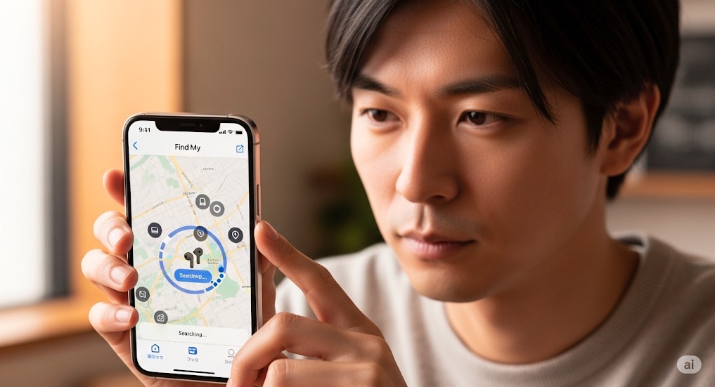 iPhoneの「探す」アプリを活用した探し方