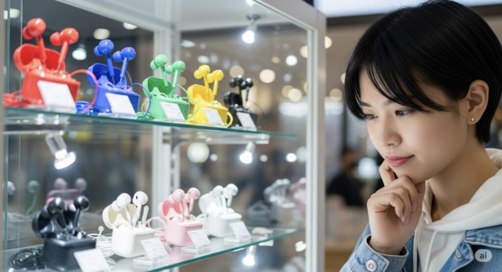 ワイヤレスイヤホンで人気の色と迷うポイント
