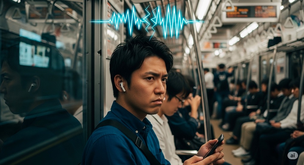 電車でbluetoothイヤホンが途切れる対策