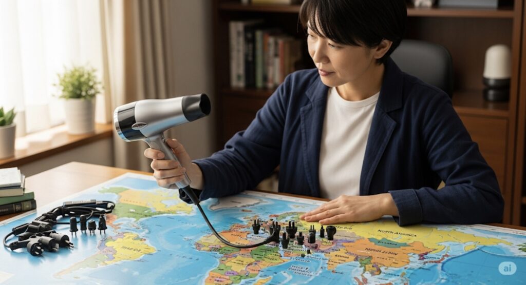 海外のドライヤー事情と変圧器の基礎知識