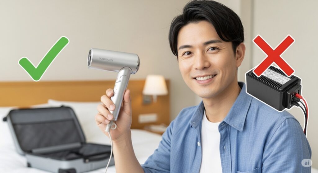 まとめ：海外でのドライヤーは変圧器より対応品