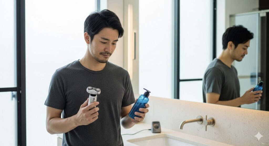 電動シェーバーにジェルはいらない?基本を解説