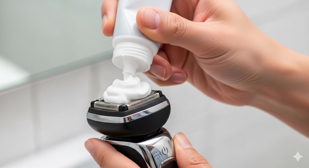電気シェーバーにクリームを使うと壊れる?