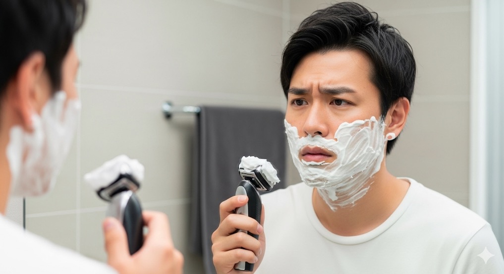 電気シェーバーはクリームを使うと壊れる？原因と対策を解説