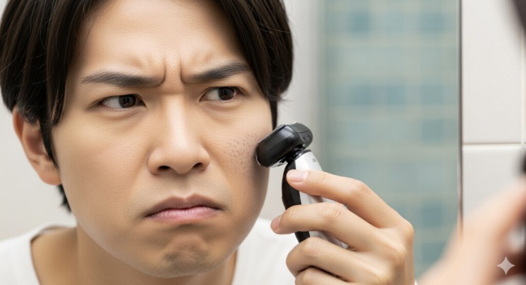 なぜ電気シェーバーで産毛が剃れないのか