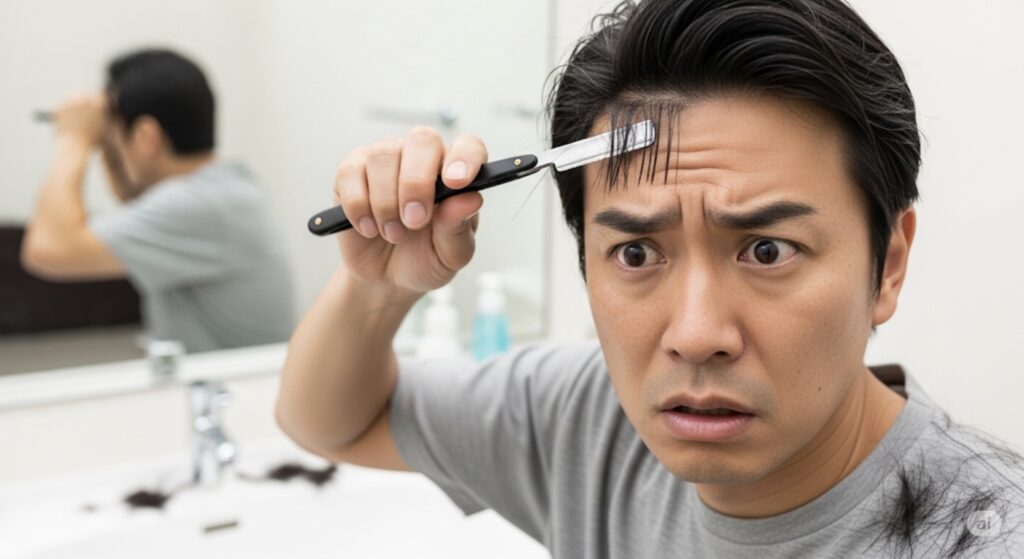 髭剃りをバリカン代わりに使うリスクと可能性
