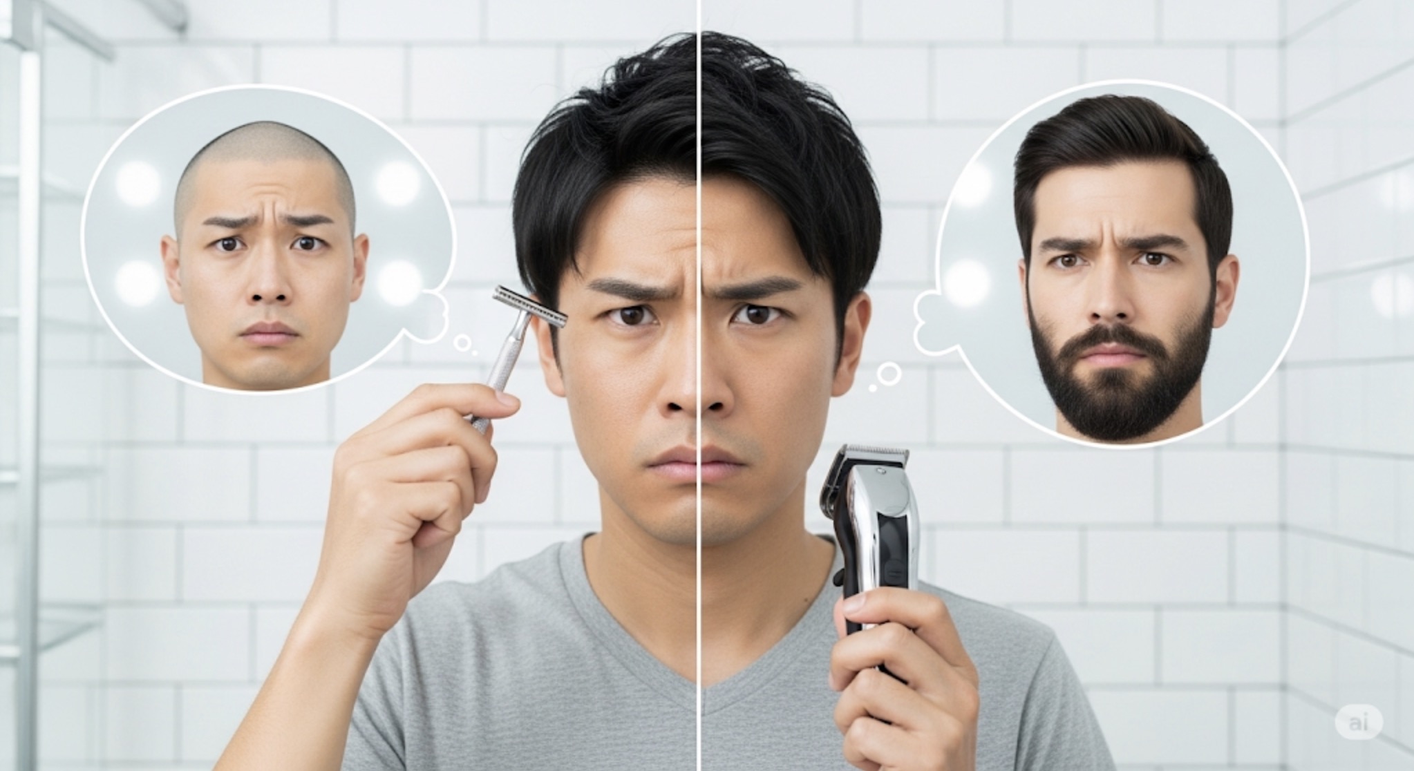 髭剃りはバリカン代わりにできるのか？兼用する際の注意点も解説