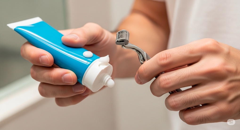 シェービング剤も忘れずに購入