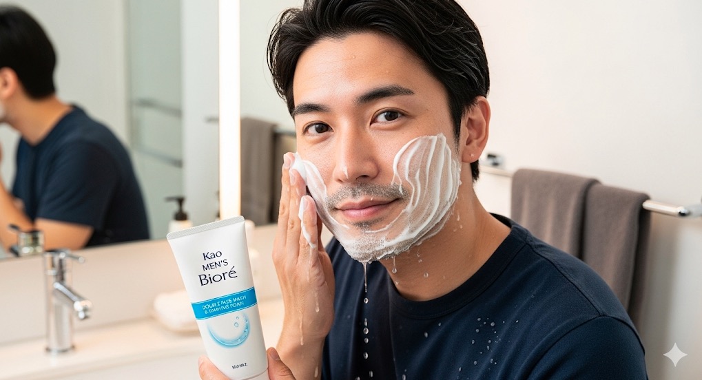洗顔と髭剃りを同時に行うのはあり?
