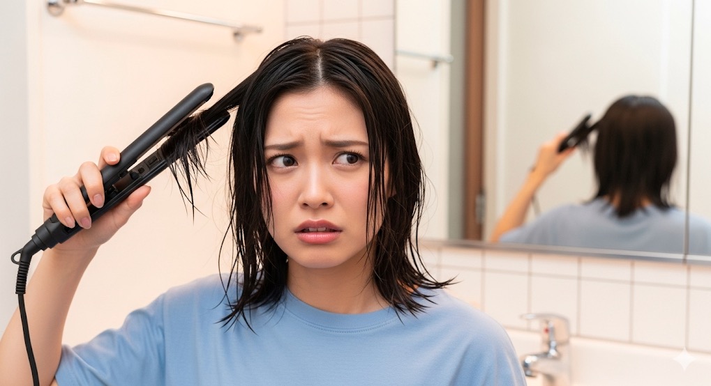 ヘアアイロンはNG