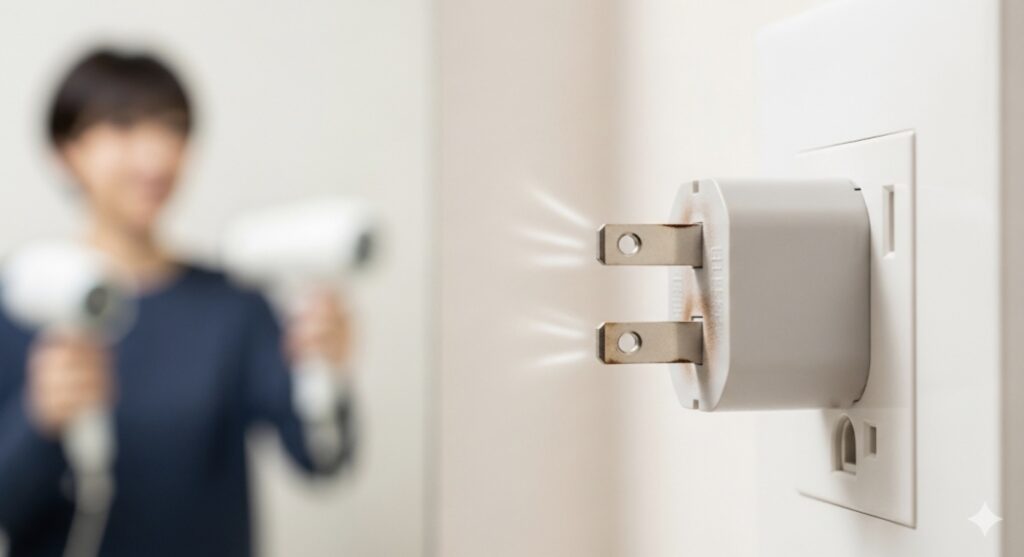 ドライヤーのコンセントが熱い原因