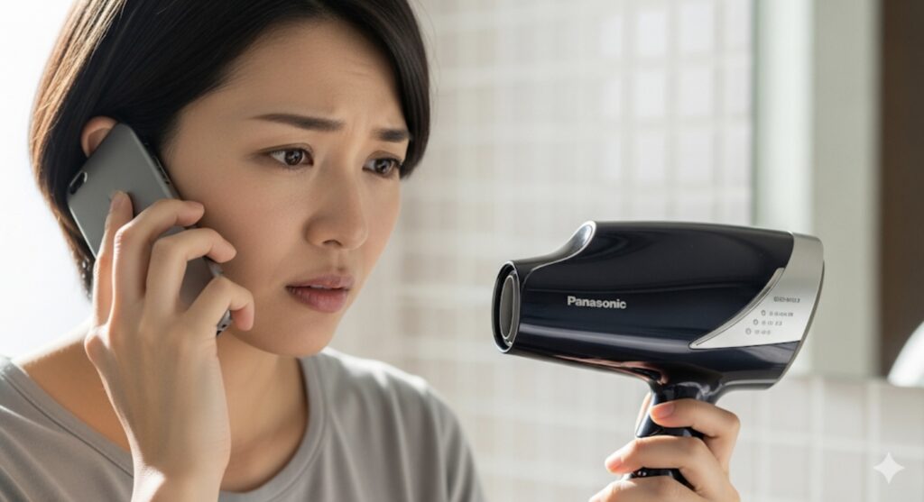 パナソニック製ドライヤーの対応