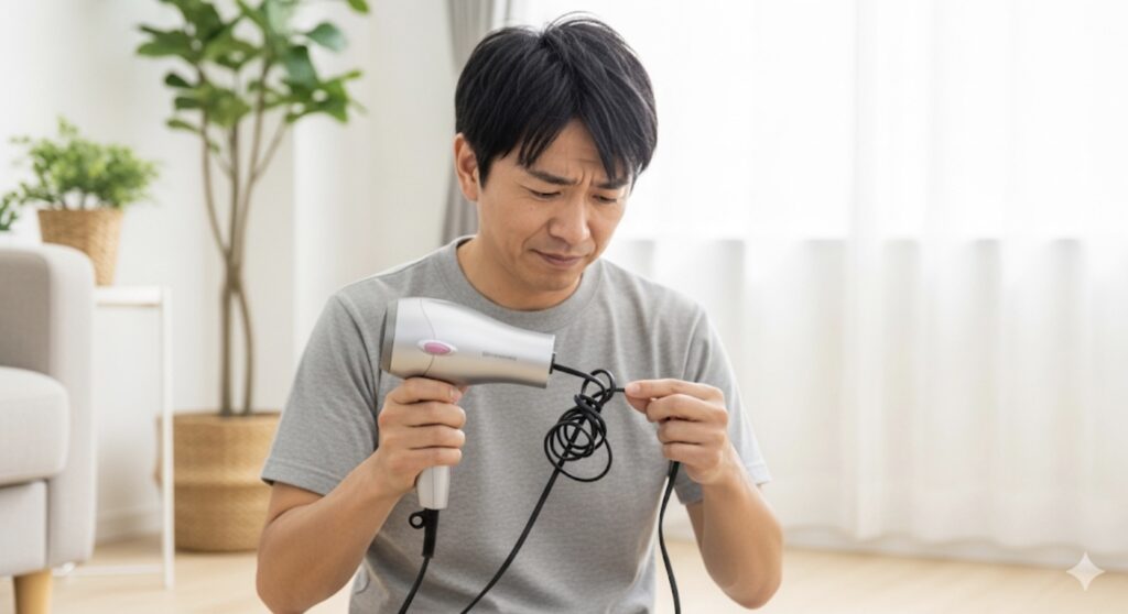 コードがねじれにくいドライヤーってある？