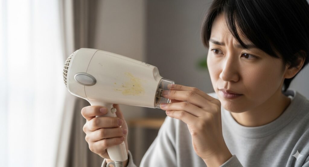 使用後は冷風でクールダウン