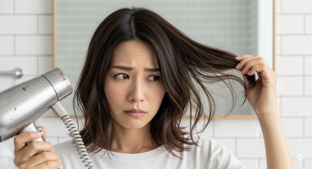 古いドライヤーを使うのは髪に悪い？