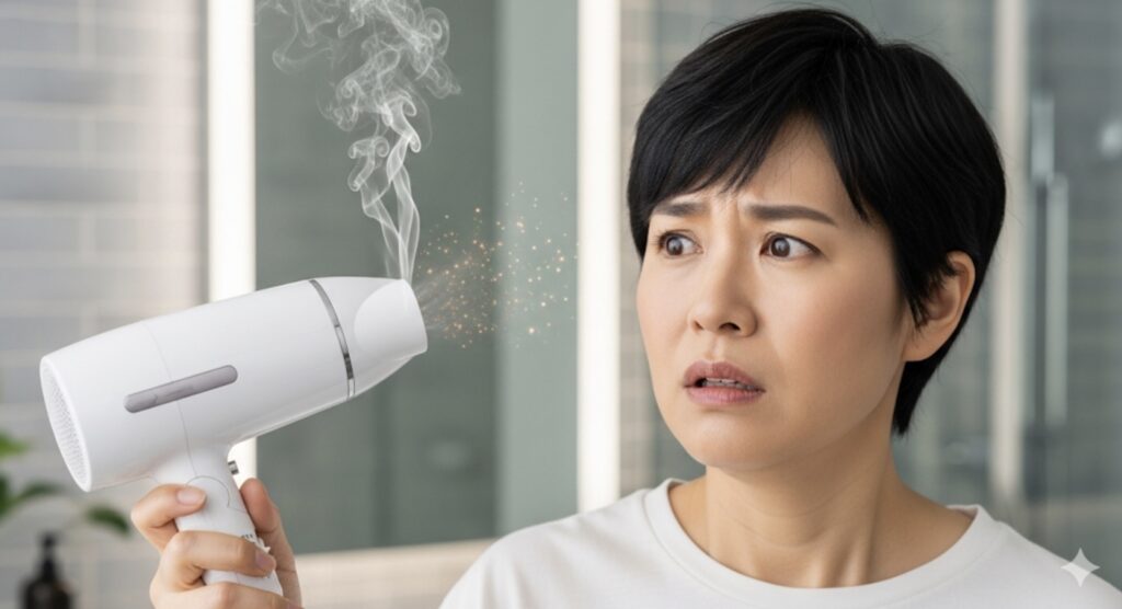 焦げ臭いにおいがするんだけど寿命？
