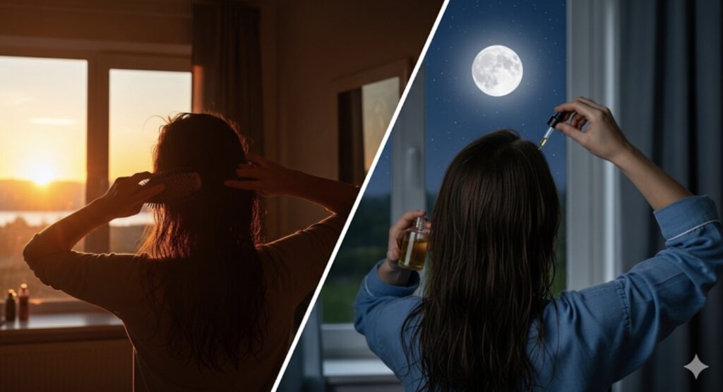 ヘアオイルは朝と夜両方使っても大丈夫?