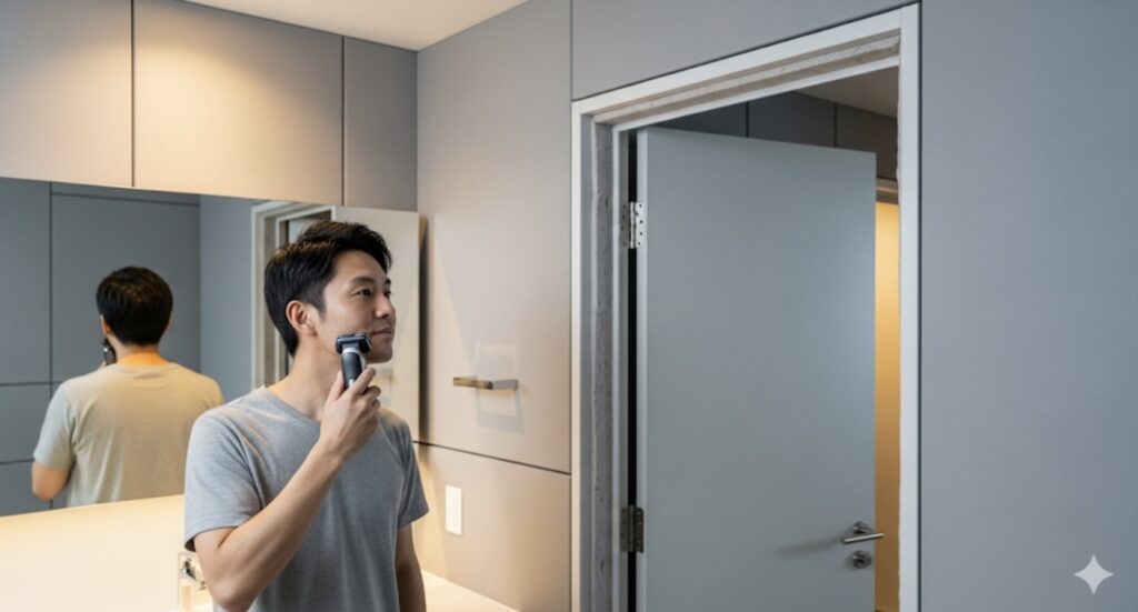 アパートでシェーバーの音を気にせず使うには