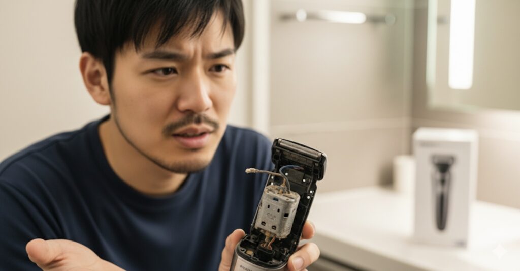 シェーバー本体のモーター自体の寿命