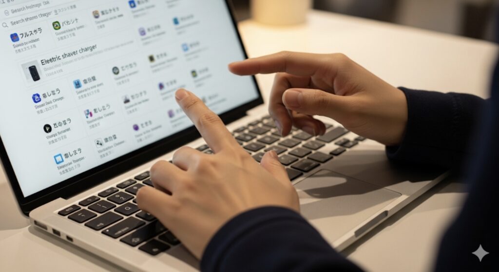 髭剃りの充電器をなくしたときはネットで購入できる